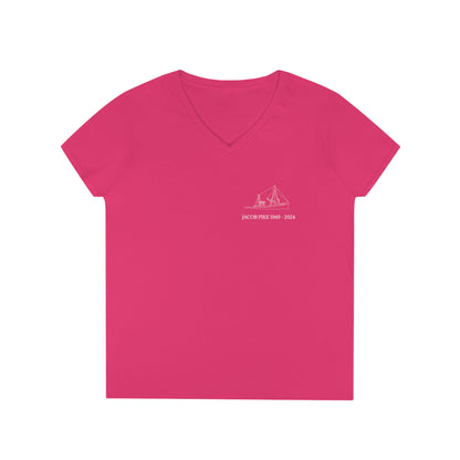 Ladies' V-Neck T-Shirt Saving "Big Pike" Tee - Unisex